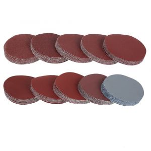 100Pcs Disque de Pon&ccedil;age Grain 80 100 180 240 600 800 1000 1200 2000 3000 Disque Abrasif pour Meulage Fraisage Gravure - Neuf