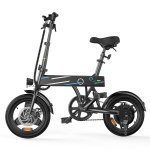 Iscooter Eb1 Mini V&eacute;lo &Eacute;lectrique De Ville 14", 350 W, Vitesse Max 25 Km/H, Convient Aux Adolescents - Neuf