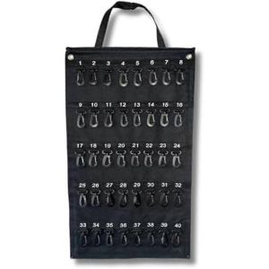 Bo&icirc;te de rangement &agrave; cl&eacute;s polyvalente enroulable,bo&icirc;te de rangement portable r&eacute;sistante aux intemp&eacute;ries,peut contenir 40 cl&eacute;s,crochet de s&eacute;curit&eacute; - Neuf