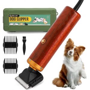 Tondeuse Pour Chien 55w, Bruit Et Vibrations Faibles, Cordon D'alimentation 3m, Bruit< 50db, Pour Animaux De Tous Types De Pelage, Avec 2 Peignes (3/6mm, 9/12mm) - Neuf