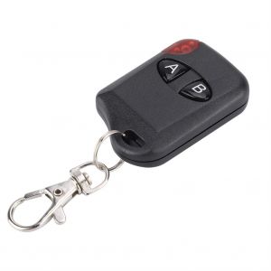 Telecommande sans fil 100 m, emetteur de code d'apprentissage, bouton aB en metal - Neuf