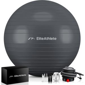 Ballon Gym Avec Syst&egrave;me Anti-Burst-Fitness Pilates Yoga-Ballon Grossesse Avec Pompe &Agrave; Air Incluse.[K1015] - Neuf