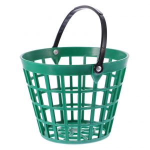 Panier De Balles De Golf Avec Poignee En Nylon Vert 16,5 X 16,5 X 12,5 Cm - Neuf