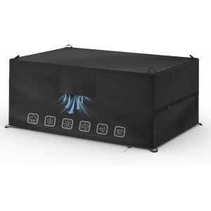 Ulteronixshop-Housse De Protection Imperm&eacute;able Pour Meubles De Jardin - 250 X 210 X 90 Cm - Tissu Oxford 420d - Couche De Protection Anti-Uv - R&eacute;sistante &Agrave; L'hiver - Pour Tables De Jardin - Neuf