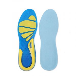 Chaussures À Semelles En Gel - Une Paire Bleue - Soulagement De La Douleur - Idéales Pour Le Sport, La Marche, La Course, La Randonnée - 27*8,6*1,8 Cm. - Neuf