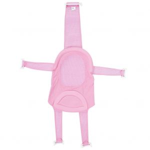 Filet De Soutien Pour Siege De Bain Pour Bebe, Anneau De Bain En Maille Pour Baignoire (Rose) - Neuf
