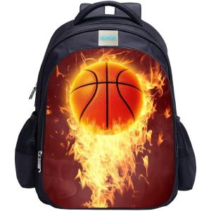 Sac à dos de football pour garçons,sac à dos imprimé football,sac d'école cool[T534] - Neuf