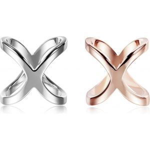 Kjdal-2 Pièces Mode Broches Clip Foulard Elégantxforme Or Argent Anneaux Clip Foulard En Soie Fermoir Pinces À Echarpe Foulard Boucle Pour Écharpes Châles Vêtements - Neuf