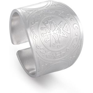 Bague Du Sceau Des 7 Archanges Bague Du Cube De Metatron Bague Du Sceau De Lilith Symbole Biblique Bague Amulette Talisman Bague Religieuse Bijoux En Acier Inoxydable Cadeaux Pour Hommes Femmes - Neuf