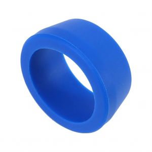 Anneau De Protection Anti-Poussi&egrave;re De Tige De Selle De Vtt En Silicone &Eacute;lastique (Bleu / 25-30mm) - Neuf