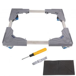 XYONG Support de machine a laver multifonctionnel, mobile et reglable, base pour appareils electromenagers, refrigerateur et climatiseur - Neuf