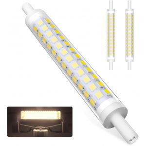 Kal-R7s Led 118mm, Blanc Naturel 4000k 9w Ampoules Led Dimmable R7s 900lm Ac 190-260v, Equivalent 90w J118 R7s Ampoules Halogènes - Neuf