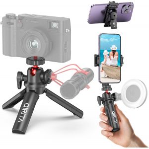KALANKA-Mini Trépied de Voyage Léger, Caméra de Sport Trépied Appareil Photo avec Fixation à Vis 1/4, Trépied de Table pour Photographie Convient pour Gopro DJI Insta360 iPhone 15 14 Pro Max Canon So - Neuf