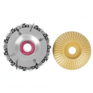 Xyong Disque De Tronconneuse Dore, Ensemble De Disques De Meulage Pour Sculpture Sur Bois, Meuleuse D'angle, Outil De Coupe 4 Pouces - Neuf