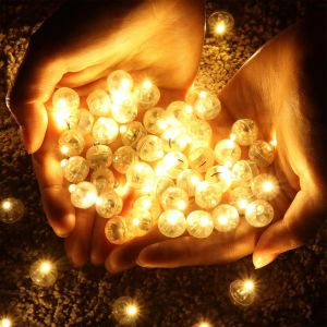 FABUR-150 Ballon Lumineux LED, LED Ballon Lampe Lumineuse Petites Lumières LED pour ballon, lanterne en papier, citrouille, maison, Noël, Halloween, mariage, fête d'anniversaire (Blanc chaud) - Neuf