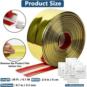 Moulure Murale Autocollante 6 Cm &times; 6 M-Moulure Flexible L En Pvc,Protection D'angle Et Garde D`Angle,Bordure D`Angle Pour Mur,Plafond,Meubles,Comptoir Et Cadre.[J52] - Neuf