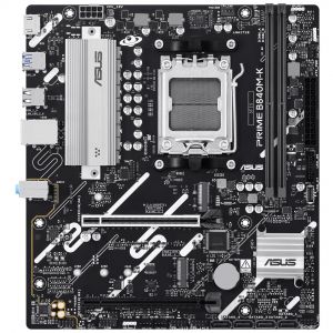 ASUS PRIME B840M-K - Carte-m&egrave;re - micro ATX - Socket AM5 - AMD B840 Chipset - USB 3.2 Gen 1, USB-C 3.2 Gen 1 - 2.5 Gigabit LAN - carte graphique embarqu&eacute;e (unit&eacute; centrale requise) - audio HD (8 canaux) - Neuf