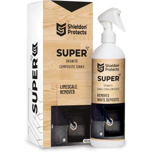 Protects Détartrant SUPER pour Éviers en Granit et Matériaux Composites-Anti-calcaire Efficace pour Robinetterie,Plans de Travail,Salle de Bain et Électroménager-500ml - Neuf