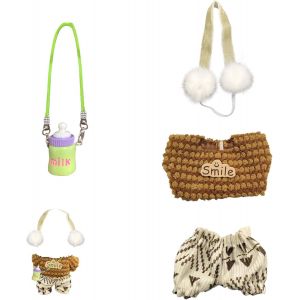 KALANKA-Nabubu Poupées Vêtements, Vêtements pour Poupée Nabubu 17cm, Vêtements Nabubu, Nabubu Vetement, vêtements de poupée pour poupées Nabubu (H-Poupée en Peluche Non Incluse) - Neuf