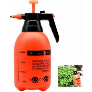 2L Pulvérisateur à Pression avec Buse Réglable en Laiton, Pompe à la Qualité de l'Atomiseur, pour l'Intérieur et le Jardin des Plantes (2L) - Neuf