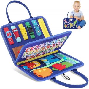 KAL-Activity Board, Jouets Montessori D&egrave;s 1 2 3 4 Ans, Jouets Pour Enfants D&egrave;s 1 2 Ans, Jouets De Motricit&eacute; D&egrave;s 1 An, Busy Board, Jouets D&egrave;s 1 An Gar&ccedil;on, Jouets Sensoriels B&eacute;b&eacute; - Neuf