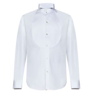 Chemise De Tuxedo Blanche Emporio Armani Pour Homme - Neuf