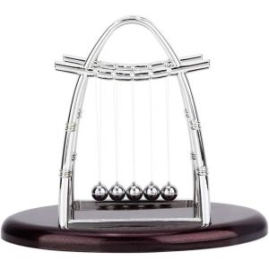 KAL-Newtons Balance Balls Jouet, Newtons Berceau Pendule Balance Balls Éducatif Balance Balls Soulagement Du Stress Jouet Ornement Pour La Maison Bureau Bureau Décor(L) - Neuf