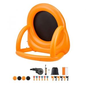 Cible Foot Gonflable-Duoku-2 m-Haut, Jeu de Fl&eacute;chettes G&eacute;ante avec 4 Balles, 6 Fl&eacute;chettes, 6 Haches et Pompe &agrave; Air - Neuf