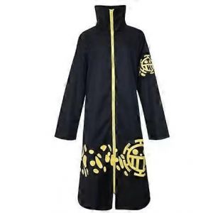 One Piece Jaffa Costume Manteau Chapeau Anime Manteau Chirurgien Uniforme Cosplay Hommes (L Size) - Neuf