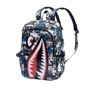Cartable unisexe Requin – Sac à dos léger collège filles garçons ado - Neuf