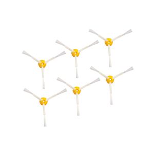 Brosses lat&eacute;rales de rechange pour iRobot Roomba s&eacute;ries 500, 600 et 700 - Kit de 6 brosses &agrave; 3 bras - Neuf