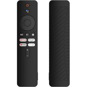 Silicone Coque Compatible avec Xiaomi Mi Box 4K TV (2nd Gen) Télécommande, Antidérapant Étui de Protection Remote Caque Case Housse pour Xiaomi Mi Box 4K TV Remote 2nd Generation (Black) - Neuf