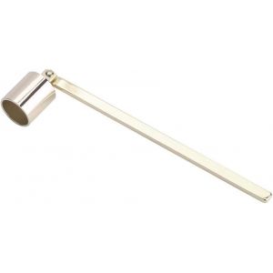 Eteignoir Bougie En Acier Inoxydable Long, Eteignoir Bougie Pour Éteindre En Toute Sécurité Éteindre La Bougie Mèches Flamme(Or) - Neuf