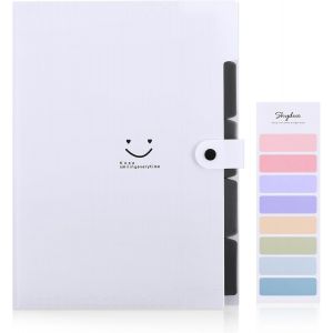 Trieur Document, Trieur 8 Compartiments A4, Dossier Rangement Documents Avec L'&eacute;tiquettes, Rangement Papier/Pochette Document Pour Bureau, Maison, &Eacute;cole(Vert clair) - Neuf