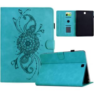KAL-Coque Pour Samsung Galaxy Tab S2 9.7 2015 (Sm-T810 Sm-T813 Sm-T815 Sm-T817 Sm-T819), Support Multi-Angle Pu Cuir &Eacute;tui Housse De Protection Souple En Tpu Avec Veille/R&eacute;veil Automatique (Aqua) - Neuf