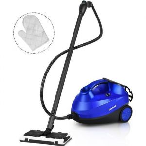 Nettoyeur Vapeur Balai Polyvalent 2000W COSTWAY avec Réservoir 1,5L, 19 Accessoires 4,0 BAR - Neuf