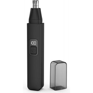 Tondeuse Nez, Usb Rechargeable Tondeuse &Eacute;lectrique Pour Le Nez Et Les Oreilles,Tondeuse &Agrave; Sourcils Indoloreet Professionnelle Pour Les Hommes Et Les Femmes (Noir) - Neuf