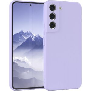 Housse En Silicone Pour Galaxy S22 5g Housse Souple Antichoc Housse Pour Portable Avec Protection Pour Appareil Photo Fines Premium Protection Cover Tpu Phone Bumper En Lavande - Neuf