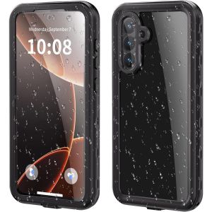 JGD-&Eacute;tui de protection &eacute;tanche pour Samsung Galaxy A56 &iquest; Protection ext&eacute;rieure &agrave; 360 &deg; &iquest; Protection de l'appareil photo &iquest; R&eacute;sistant aux chocs militaires de 6 ft &iquest; &Eacute;tanche IP68 &iquest; Noir - Neuf