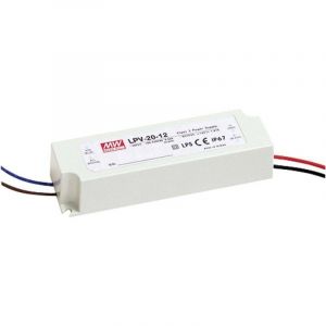 Driver Led Mean Well Lpv-20-12 12 V Dc 1,67 A - Neuf