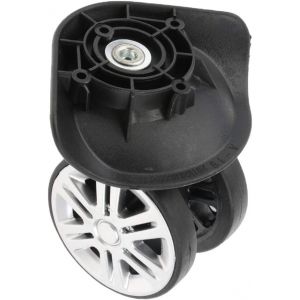 KALANKA-1 Paire de Roues de Valise Muettes Pi&egrave;ce de Rechange Universelle Roulette de Remplacement - 44 &times; 90mm - Neuf