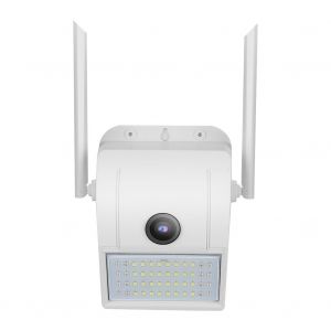 Camera Wi-Fi 1080P IP66 etanche V380pro, fixation murale avec lumiere LED 100-240 V (Etats-Unis) - Neuf