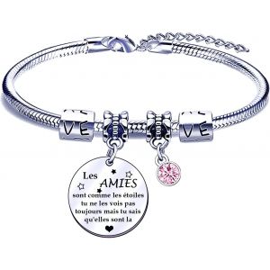 Tianyi-Cadeau Noel Amie Bracelets Pour Amiti&eacute; Cadeau Meilleure Amie Cadeau Amie Anniversaire Bracelet Amie Bracelet Pour Amie Meilleure Amie Cadeau Cadeau Femme Amie Bracelet Femme - Neuf