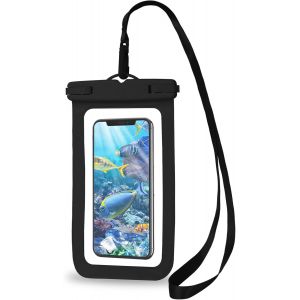 Checarzhn--No1-Pochette Étanche Ipx8 Pour Téléphone Portable Étanche Universel Flottant Sous L'eau Pour Tous Les Modèles De Téléphone Essentiel Pour Les Vacances Et La Natation 17,8 Cm - Neuf