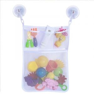 Organisateur De Jouets De Bain Pour Bébé, Sac De Rangement Pour Jouets De Baignoire, Filet De Rangement En Maille Pour Accessoires De Douche - Neuf