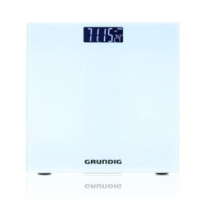 Grundig P&egrave;se Personne U2013 Balance Digitale En Verre U2013 P&egrave;se Personne Avec &Eacute;cran Lcd U2013 Capacit&eacute; Jusqu`&Agrave; 180 Kg U2013 Unit&egrave;s Kg, Lb Et St U2013 28x28 Cm U2013 Verre - Neuf