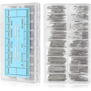 Kal-Lot De 360 Goupilles De Bracelet De Montre, Argent Goupilles Pour Bracelet De Montre En Acier Inoxydable Broches Watch Link Cotter Pins Outils De Réparation De Montres - Neuf