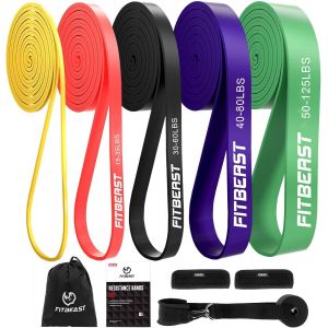 Bandes De Traction, Bande De Résistance Pour La Gymnastique, Le Crossfit, L'haltérophilie, La Tonification Musculaire, La Mobilité Des Étirements, Les Bandes D'aide À La Traction[Ela710256] - Neuf