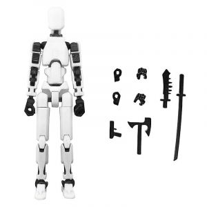 Mannequin articule mobile et metamorphe 2.0 imprime en 3D, 13 actions - Neuf