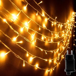 Kalanka-Guirlande Lumineuse Int&eacute;rieur Exterieure 100 Led 10m Guirlande Lumineuse Sapin De Noel Lumiere Sapin Led Electrique Deco Noel - Neuf